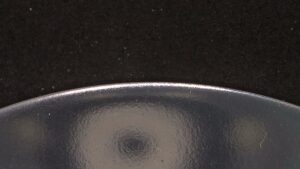 アルミ 鏡面仕上げ 研磨：研磨後 エッジにダレが発生