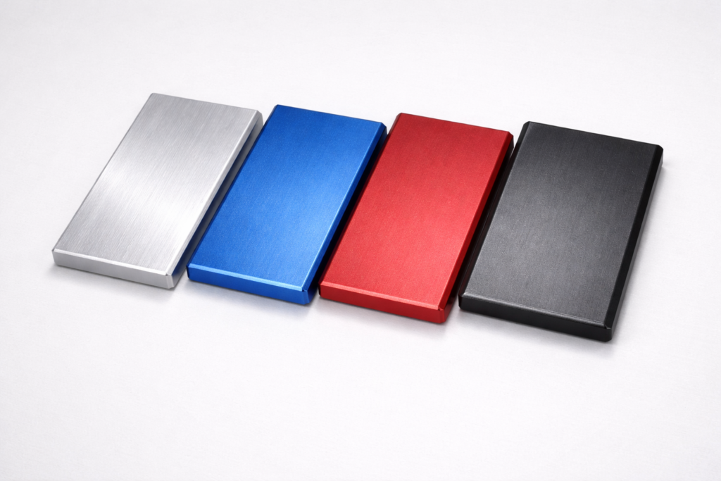 アルマイト仕上がり例